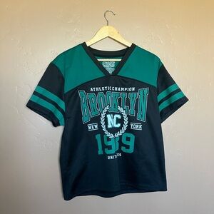 Athletic Teen Brooklyn Jersey - Green and Black